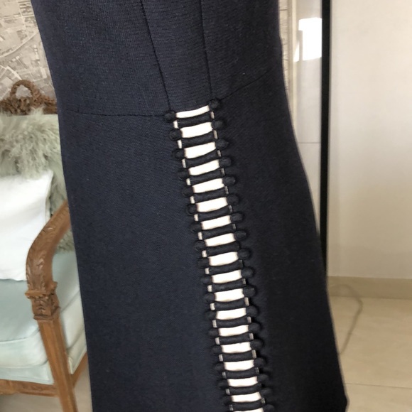 New Chloe wool navy dress size 34 - Picture 6 of 12